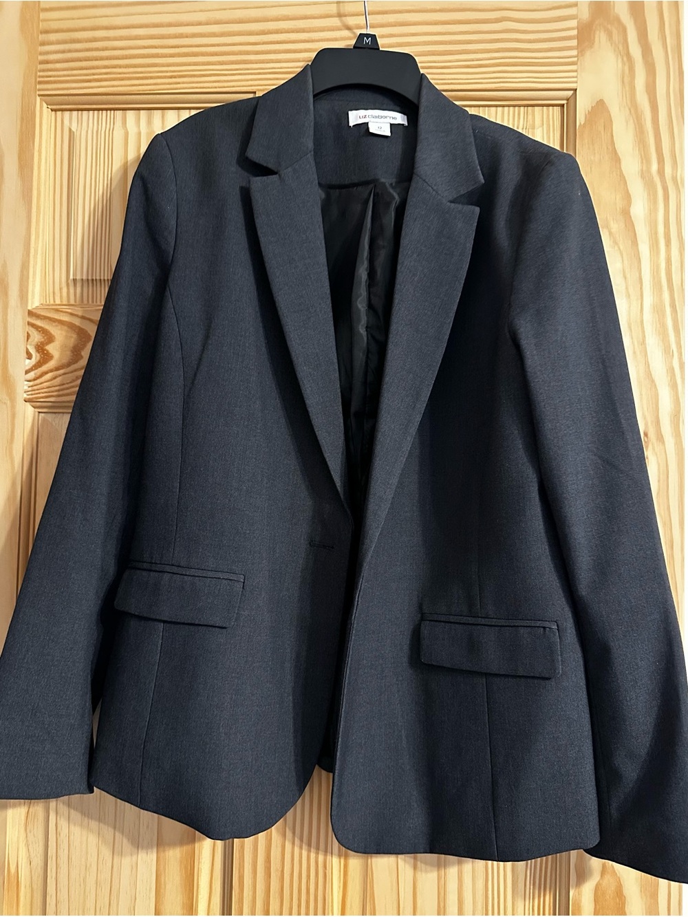 Liz Claiborne Black Tailored Blazer and trousers suit
